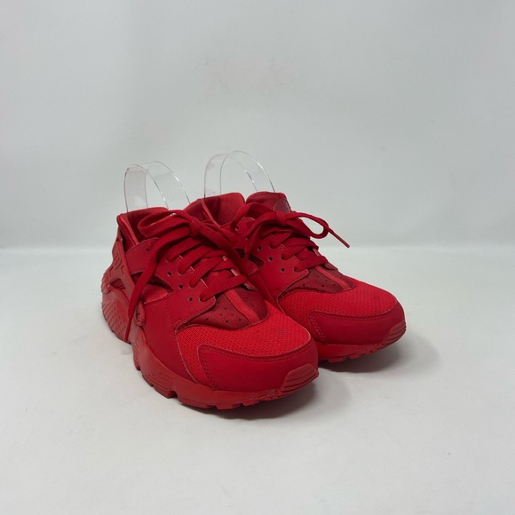 all red huaraches womens